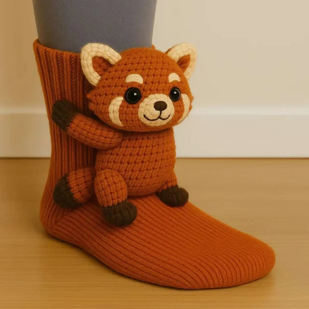 3D Knitted Animal Cozy sox