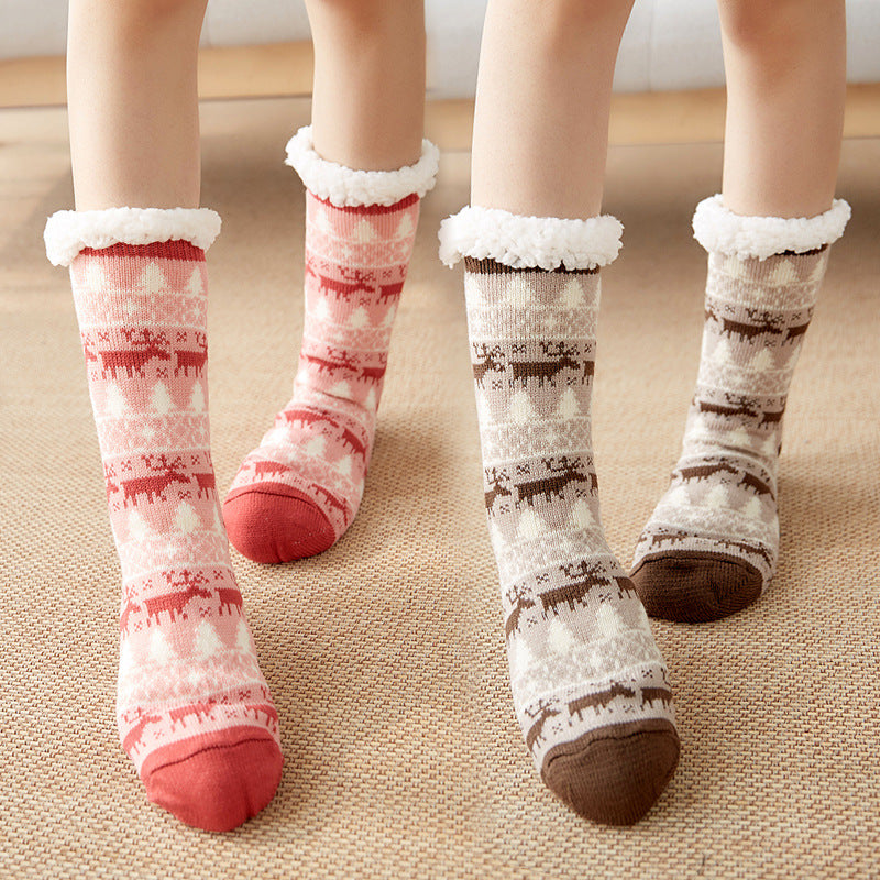 Fluffy Animal Christmas Cozy Sox