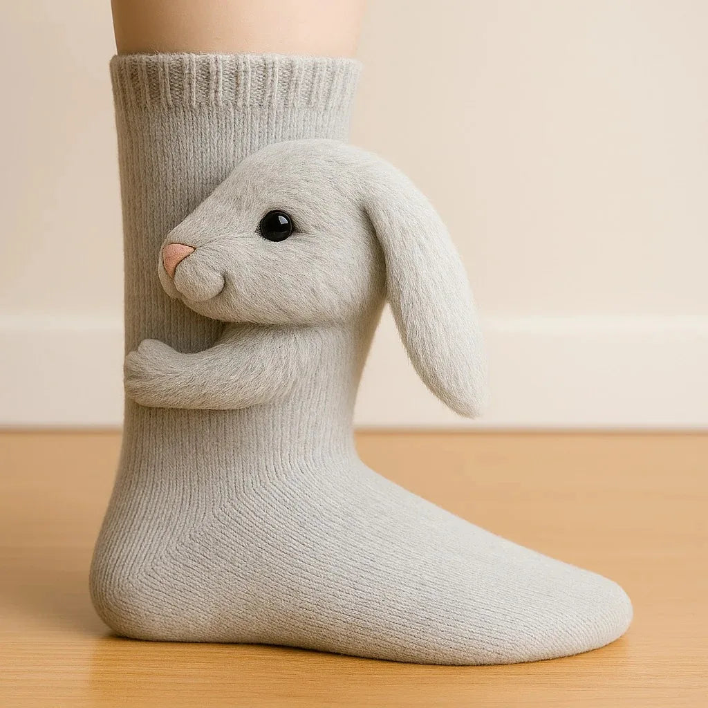 3D Knitted Animal Cozy sox