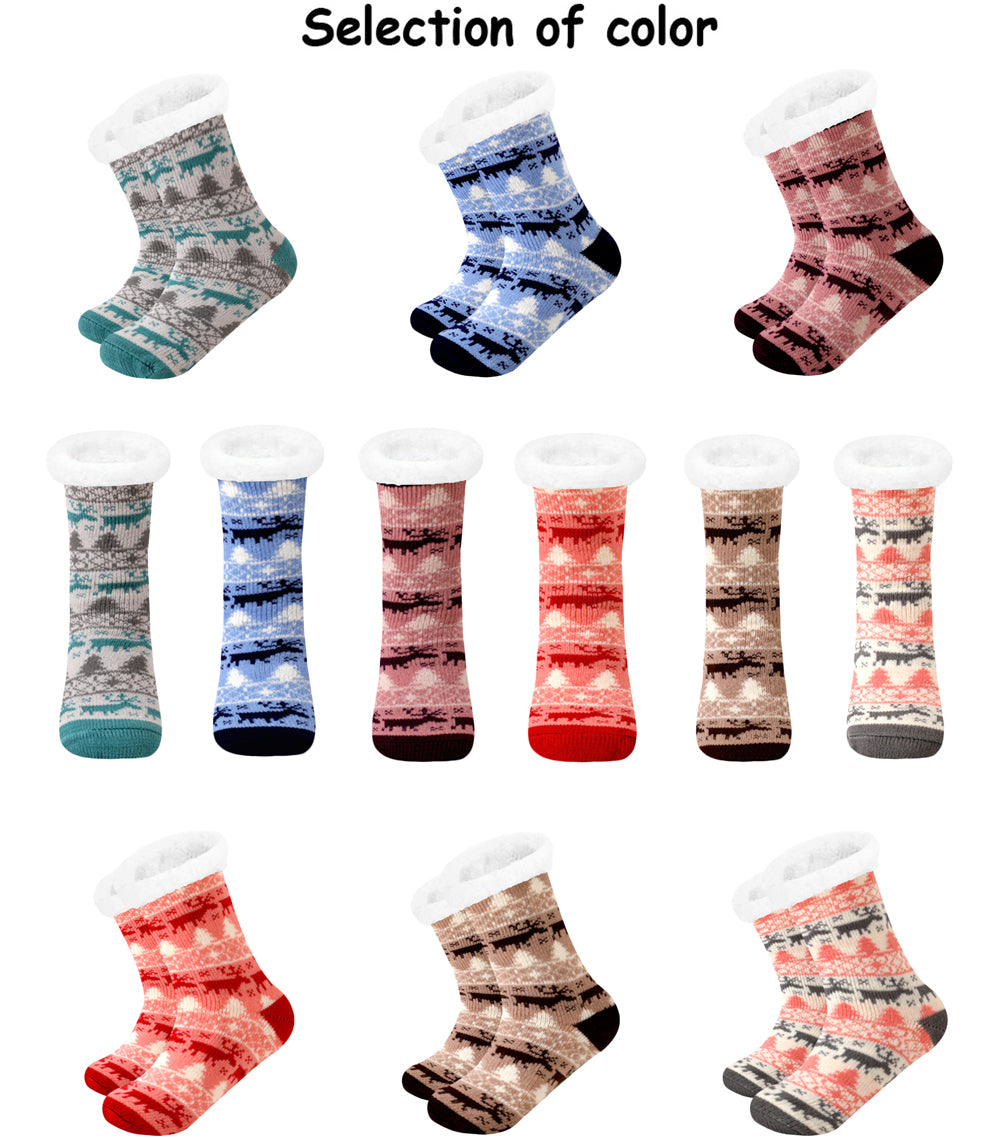 Fluffy Animal Christmas Cozy Sox