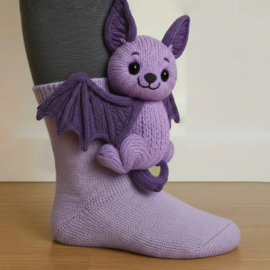 3D Knitted Animal Cozy sox