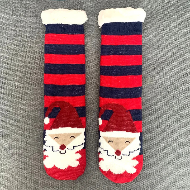Fluffy Animal Christmas Cozy Sox