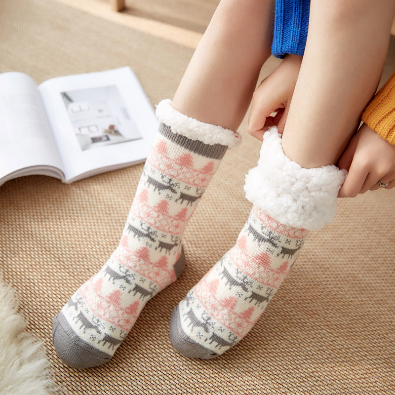 Fluffy Animal Christmas Cozy Sox