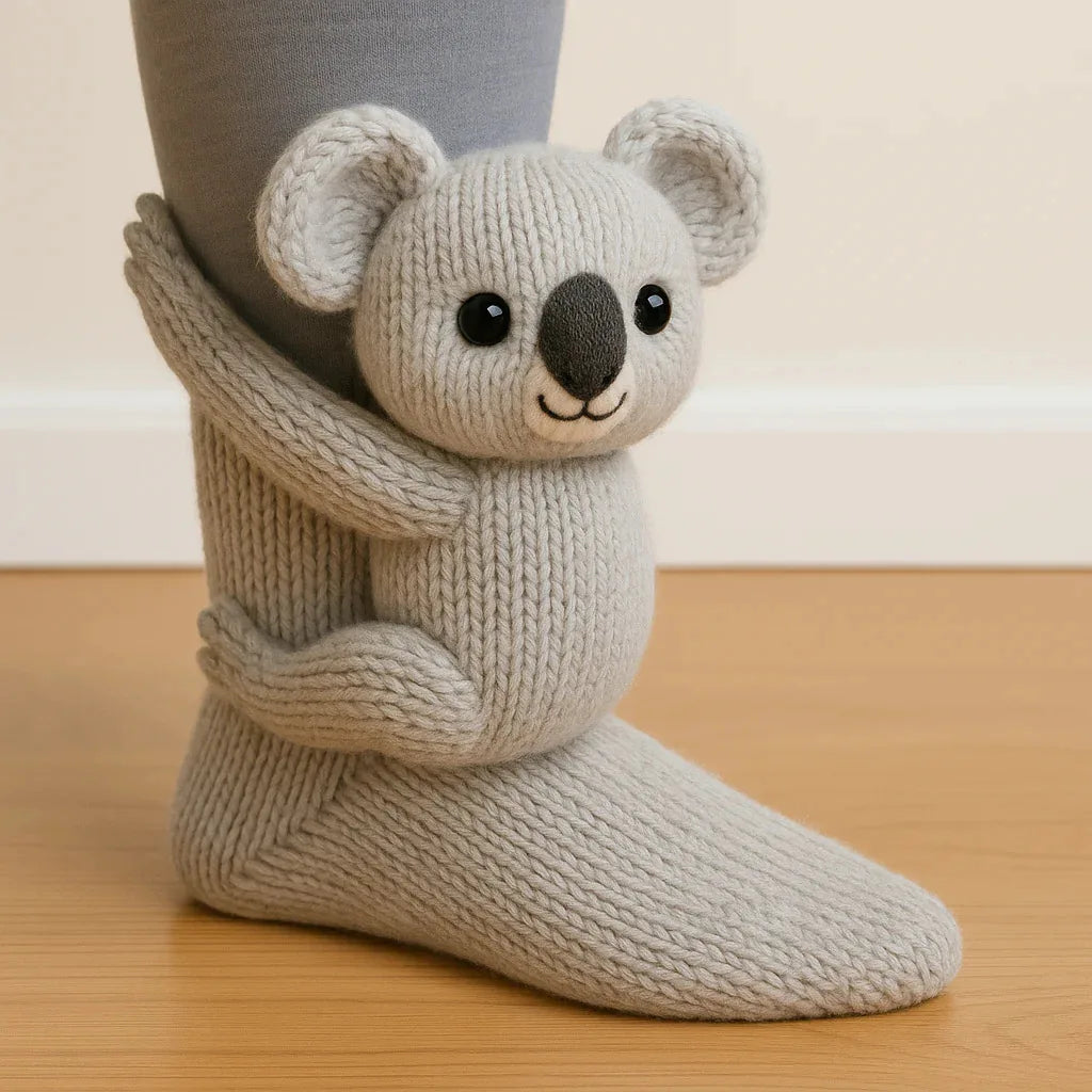 3D Knitted Animal Cozy sox